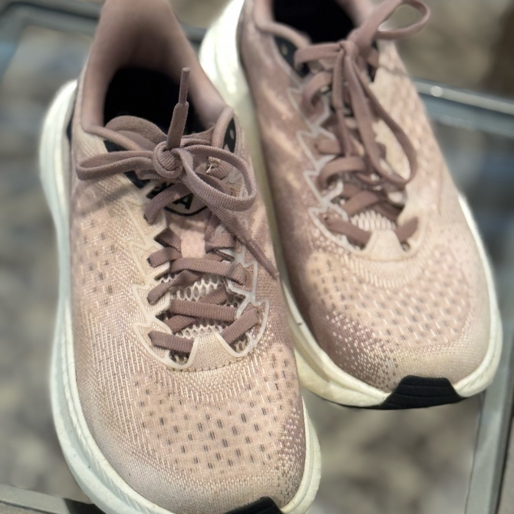 Hoka One One Women’s Running Shoes in Dusty Pink